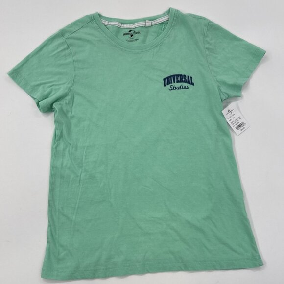 Universal Studios Womens T Shirt Medium Teal Green Lightweight Soft Tee NEW - Picture 1 of 11